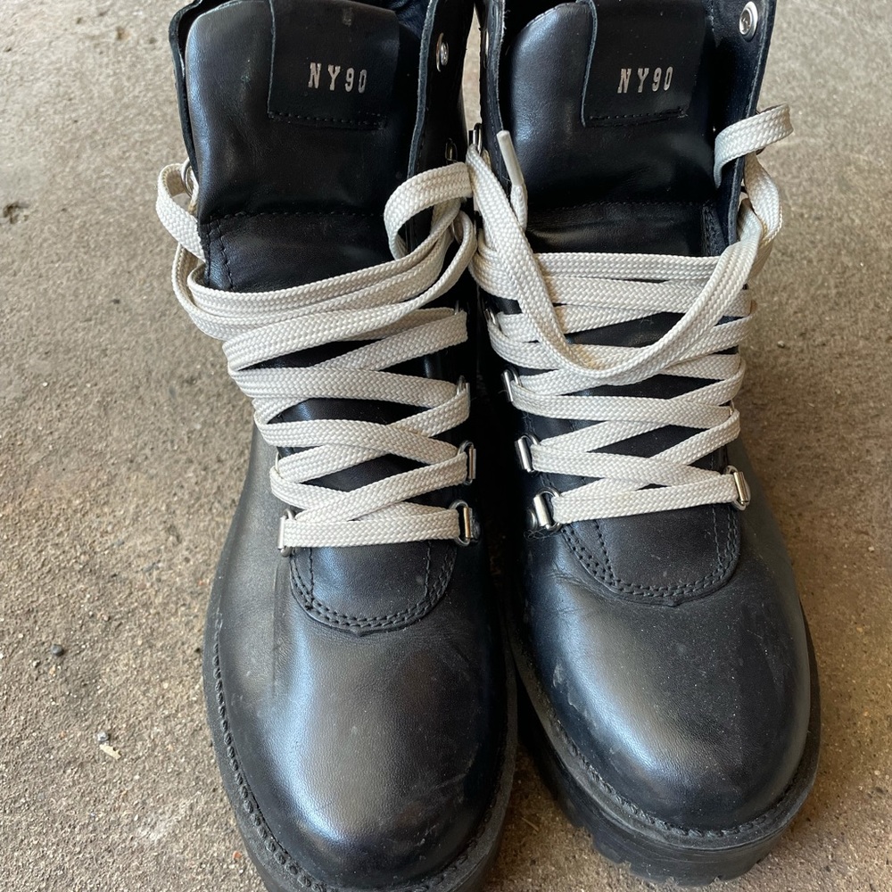 Steve Madden black Combat boots